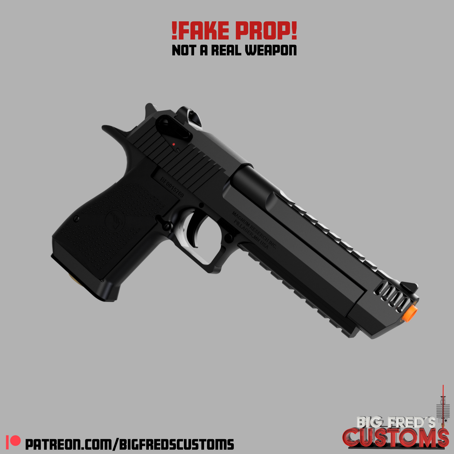 Deadpool Desert Eagles Prop (Deadpool & Wolverine) STL (Download)