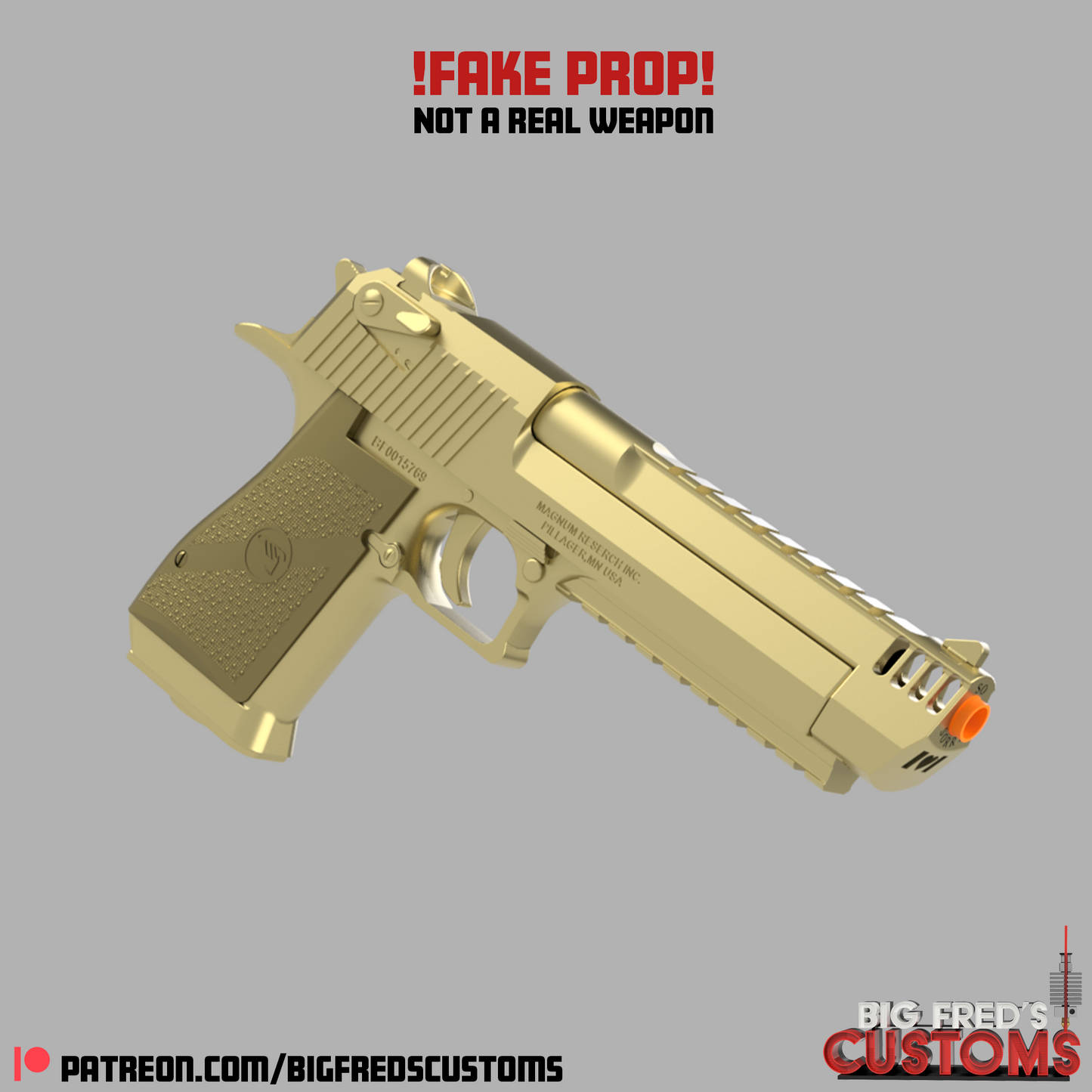 Deadpool Desert Eagles Prop (Deadpool & Wolverine) STL (Download)