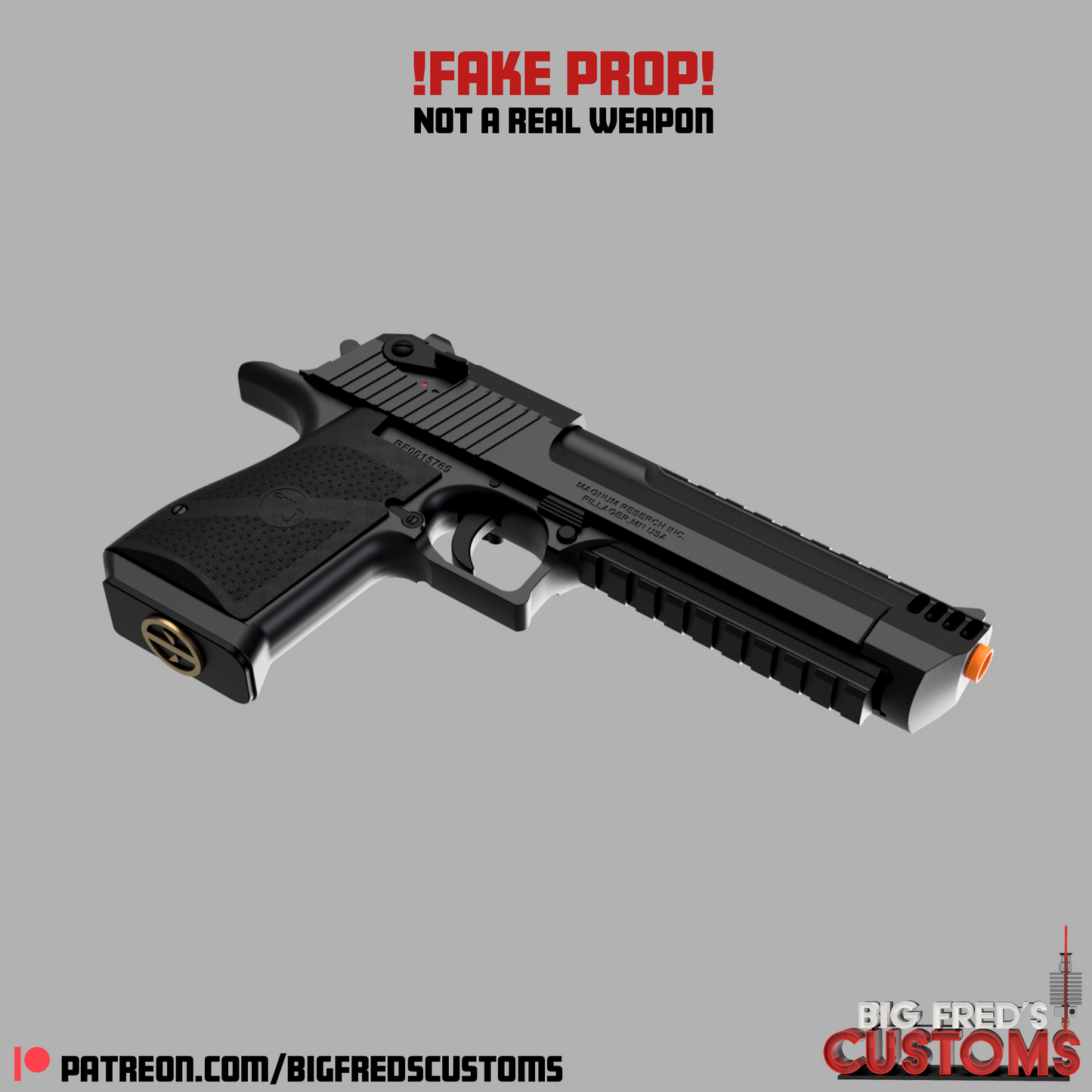 Deadpool Desert Eagles Prop (Deadpool & Wolverine) STL (Download)