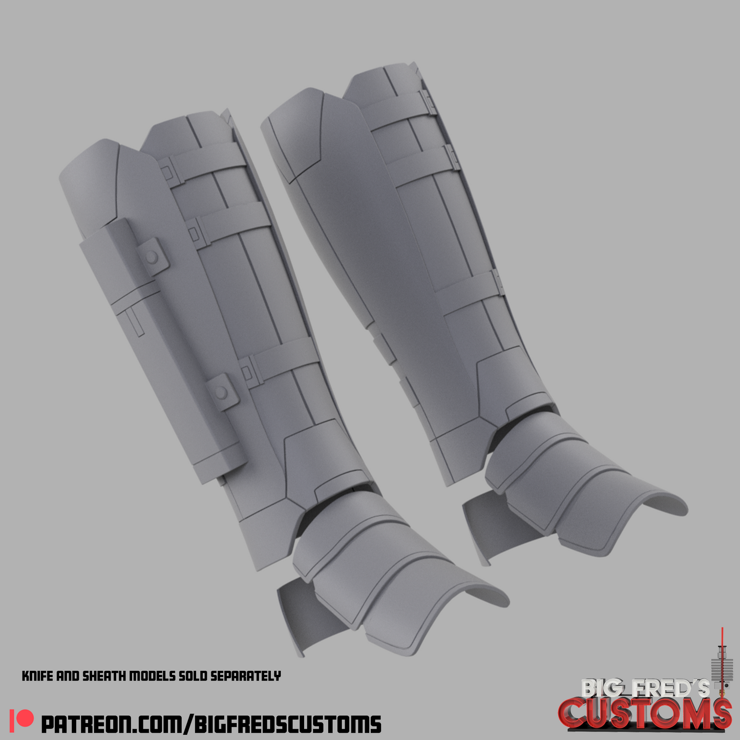 Deadpool Shin Guards (Deadpool and wolverine) STL (Download)