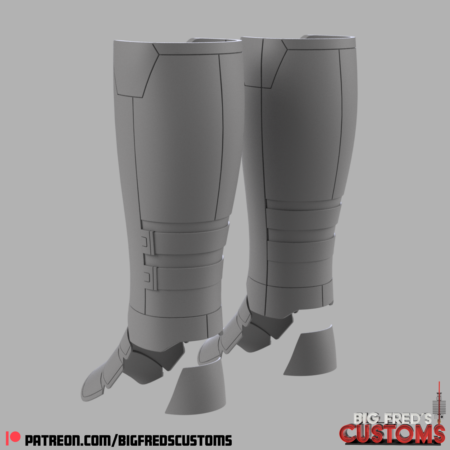 Deadpool Shin Guards (Deadpool and wolverine) STL (Download)