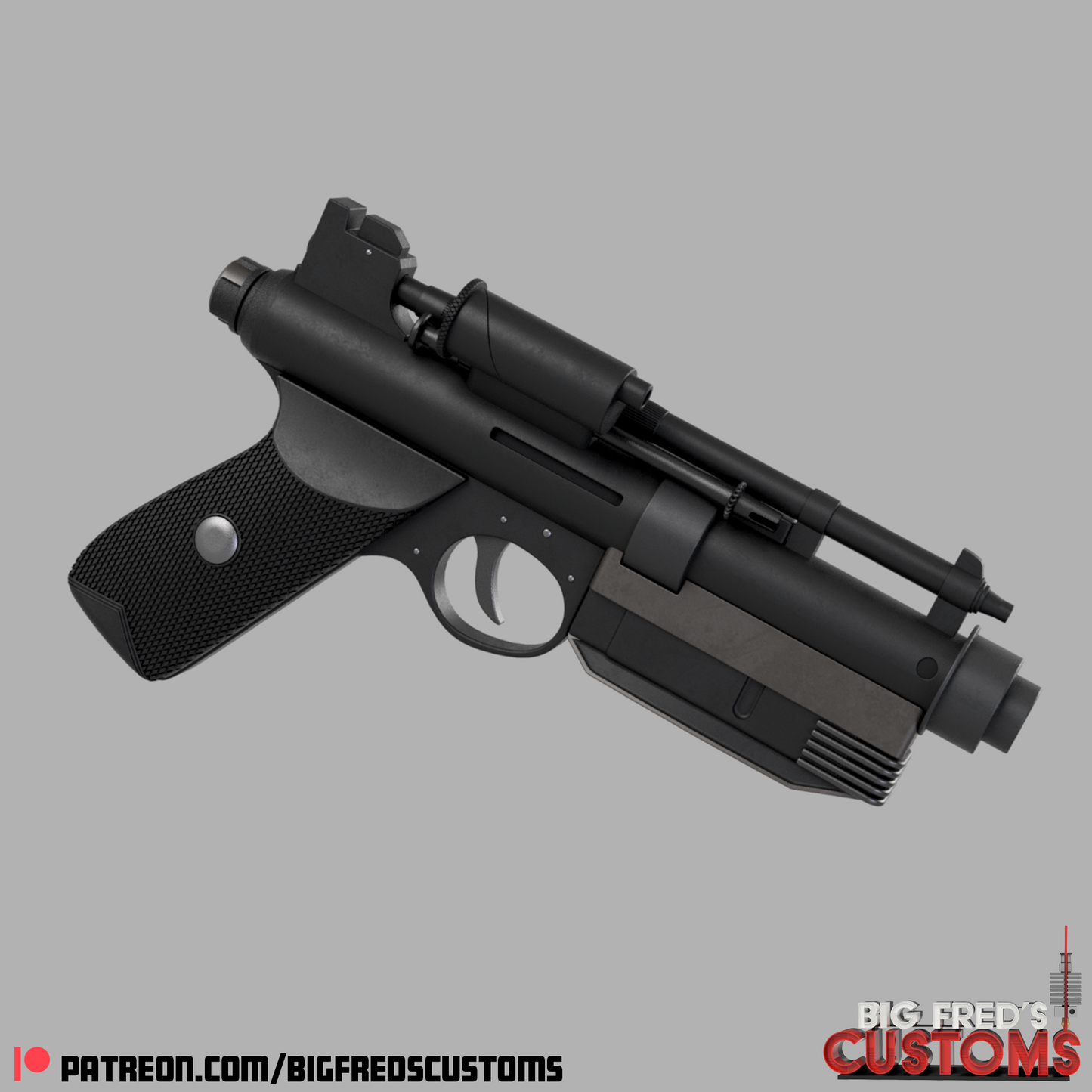 Obi- Wan Kenobi Blaster (Kenobi Series) STL (Download)