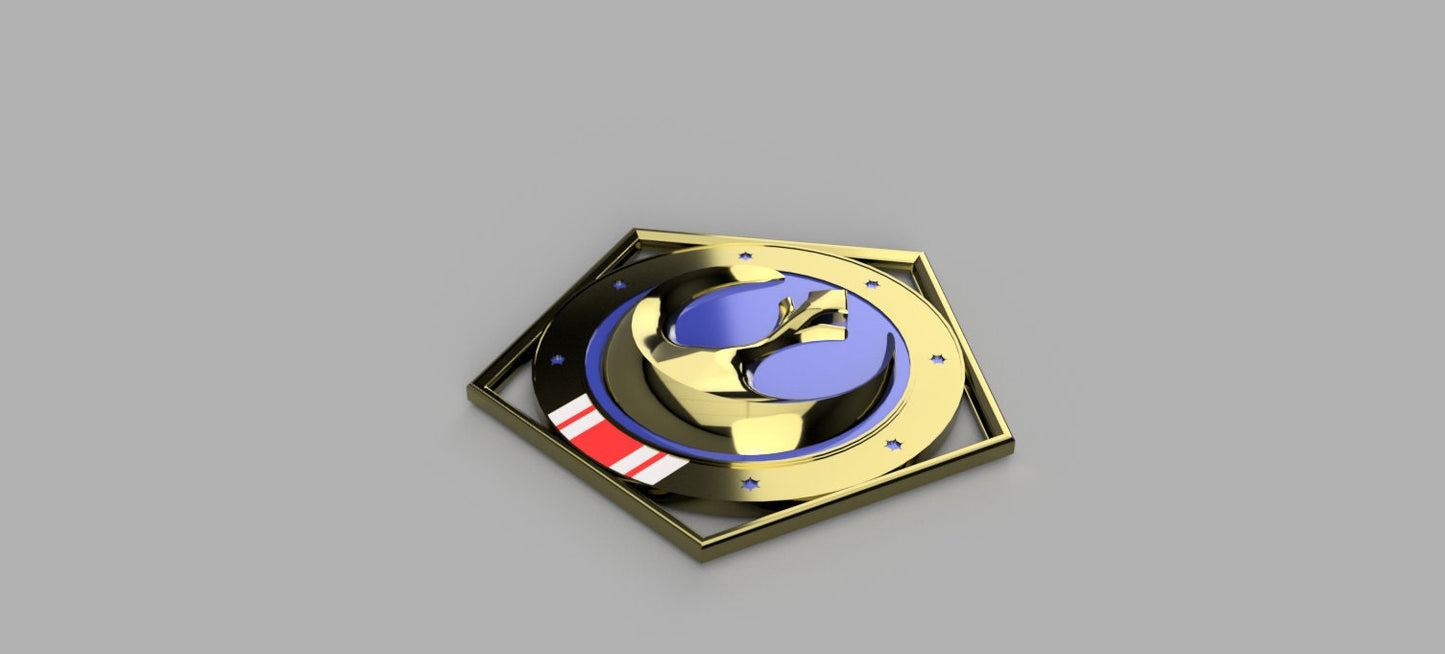 Cara Dune Badge (The Mandalorian) Stl (Download)