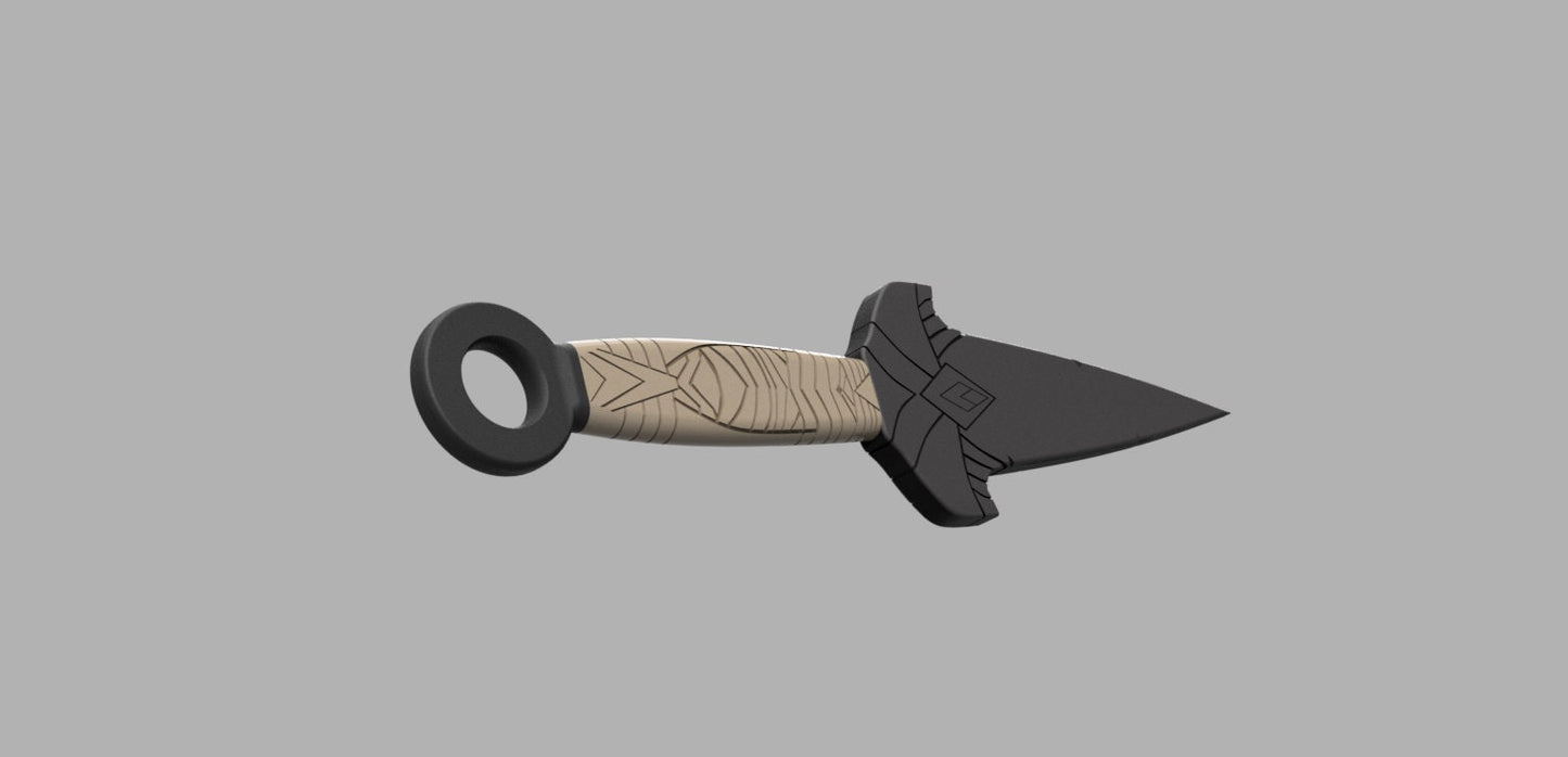 Scorpion Kunai (Hanzo Knife) Stl From Mortal Kombat 2021 (Download)