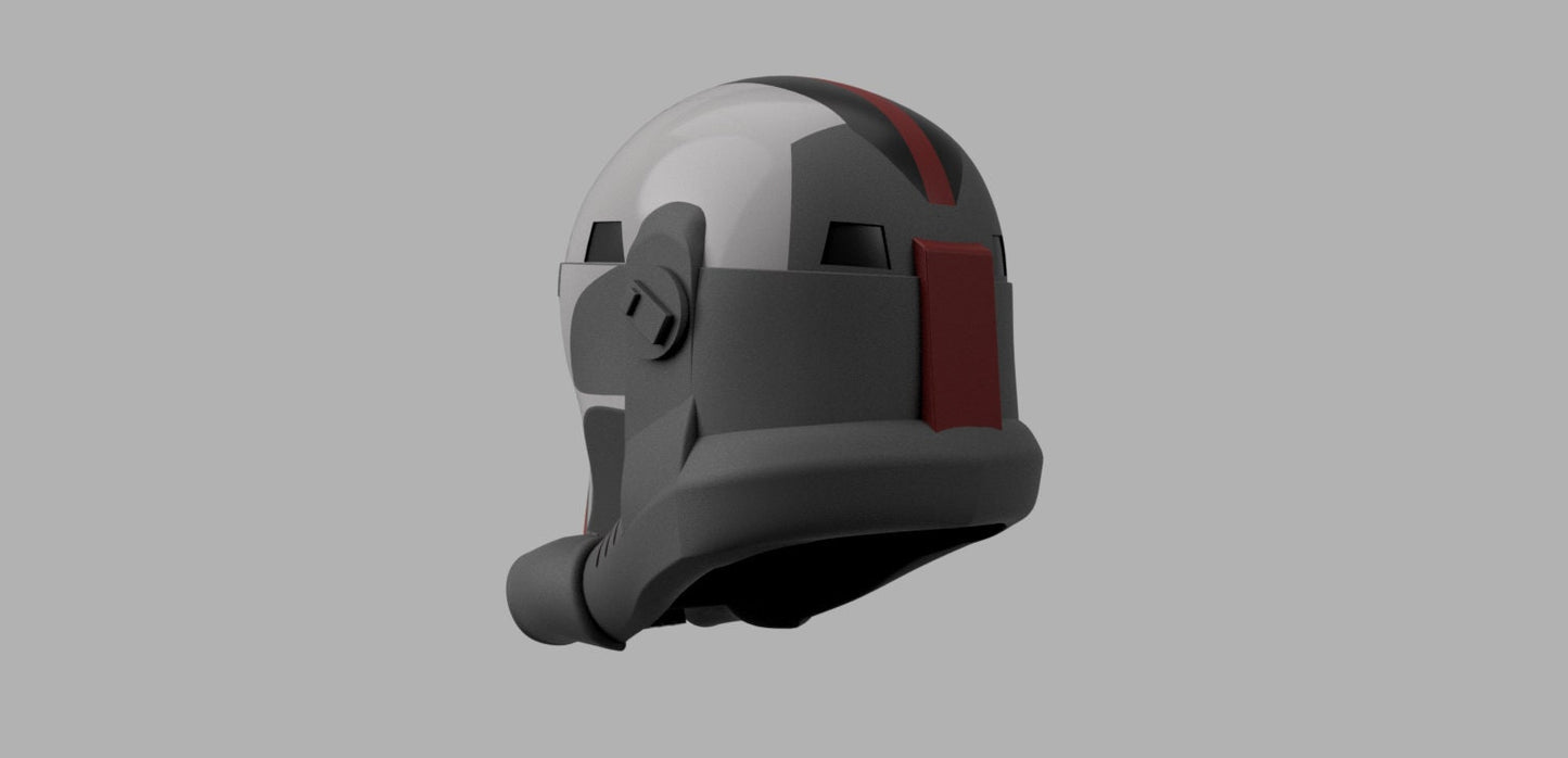 Hunter Helmet (The Clone Wars and The Bad Batch) Stl (Download)