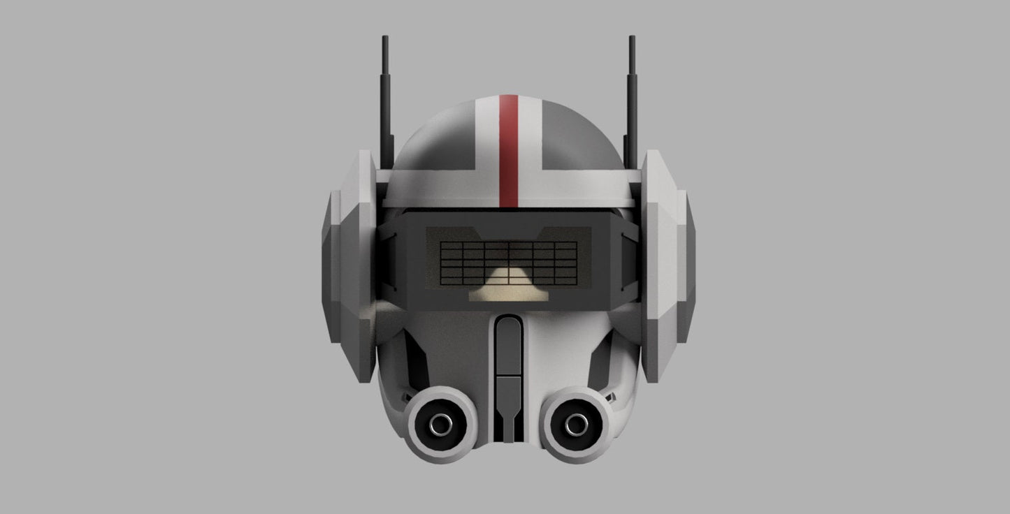 Tech Helmet (The Clone Wars and The Bad Batch) Stl (Download)