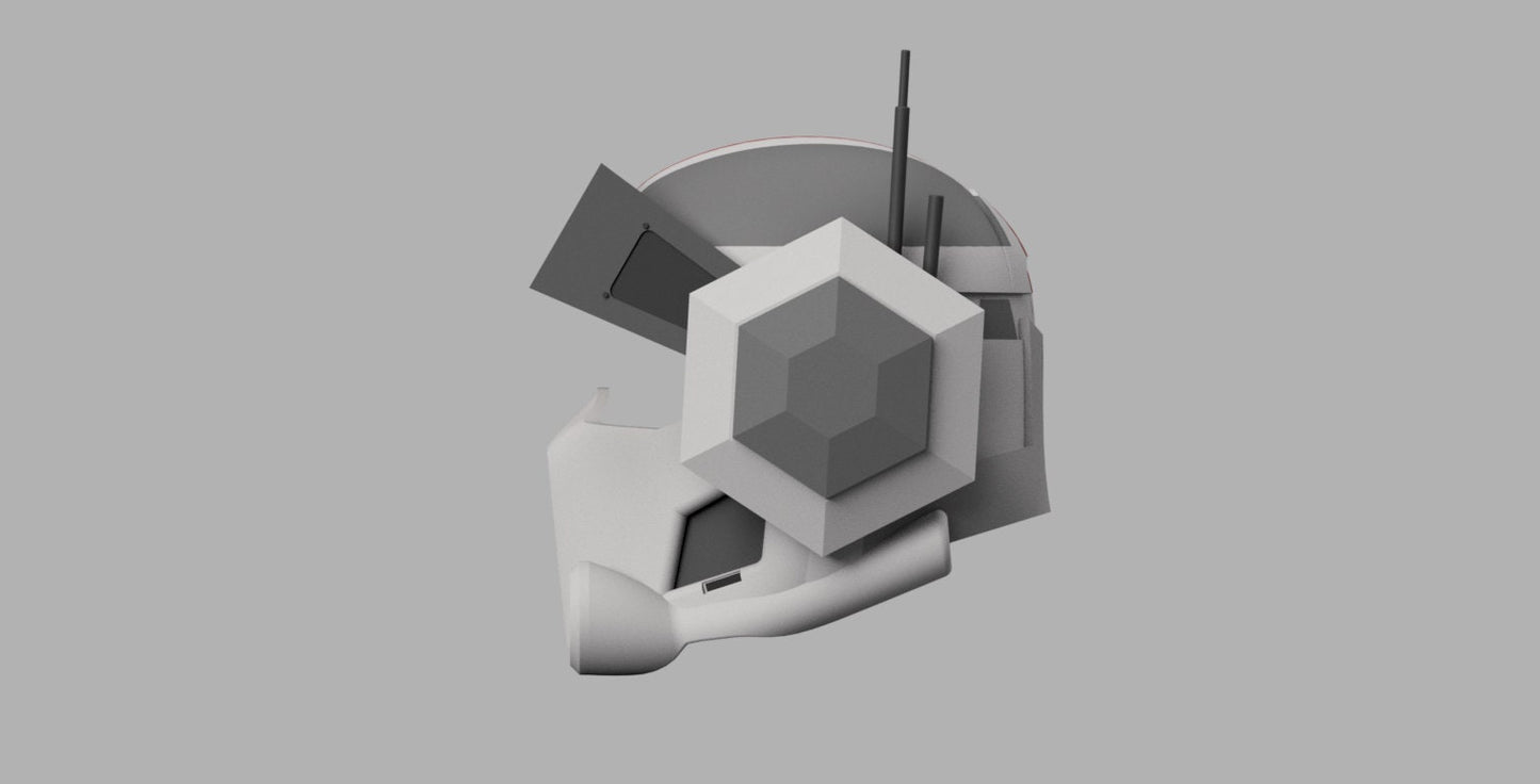Tech Helmet (The Clone Wars and The Bad Batch) Stl (Download)