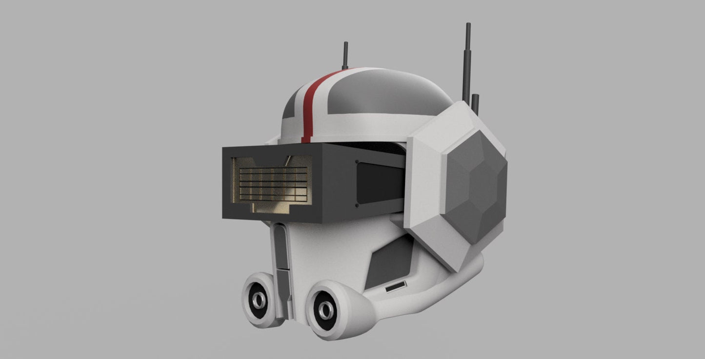 Tech Helmet (The Clone Wars and The Bad Batch) Stl (Download)