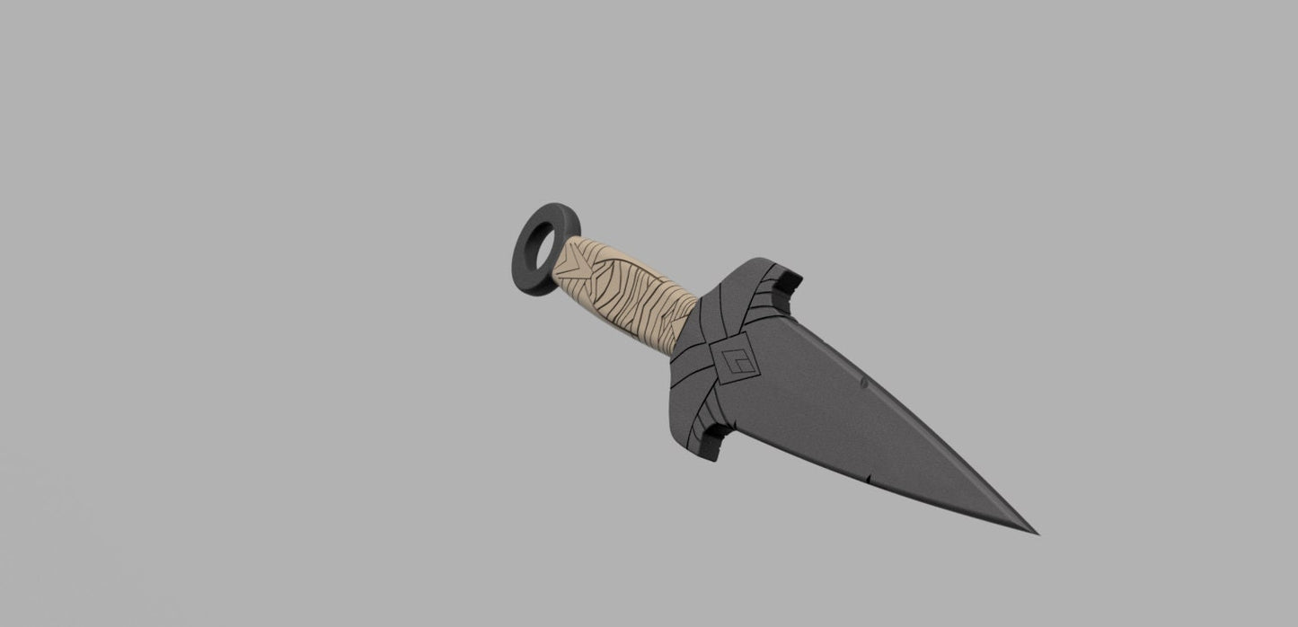 Scorpion Kunai (Hanzo Knife) Stl From Mortal Kombat 2021 (Download)