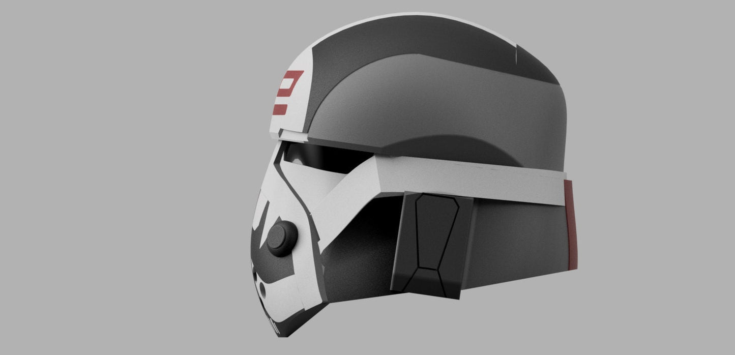 Wrecker Helmet (The Clone Wars and The Bad Batch) Stl (Download)