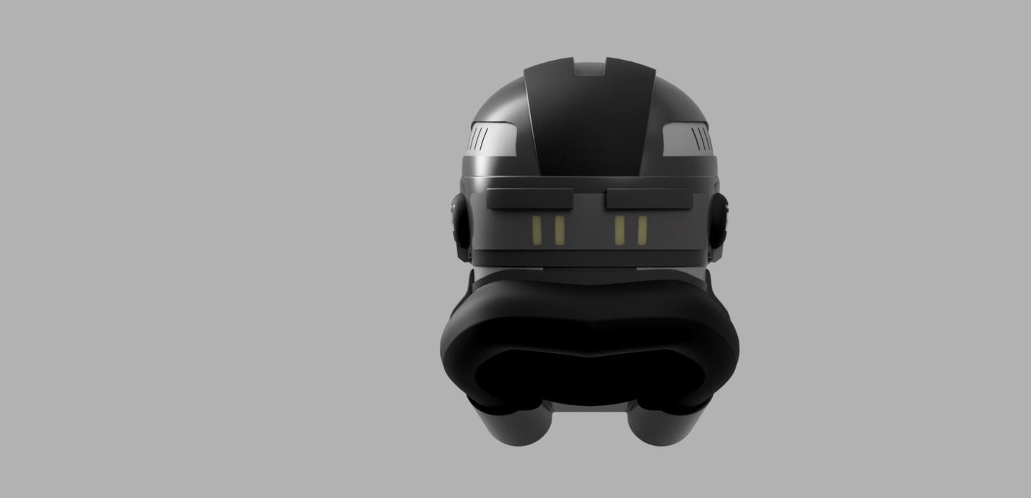 Echo Helmet (The Clone Wars and The Bad Batch) Stl (Download)