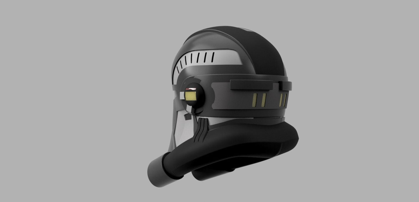 Echo Helmet (The Clone Wars and The Bad Batch) Stl (Download)