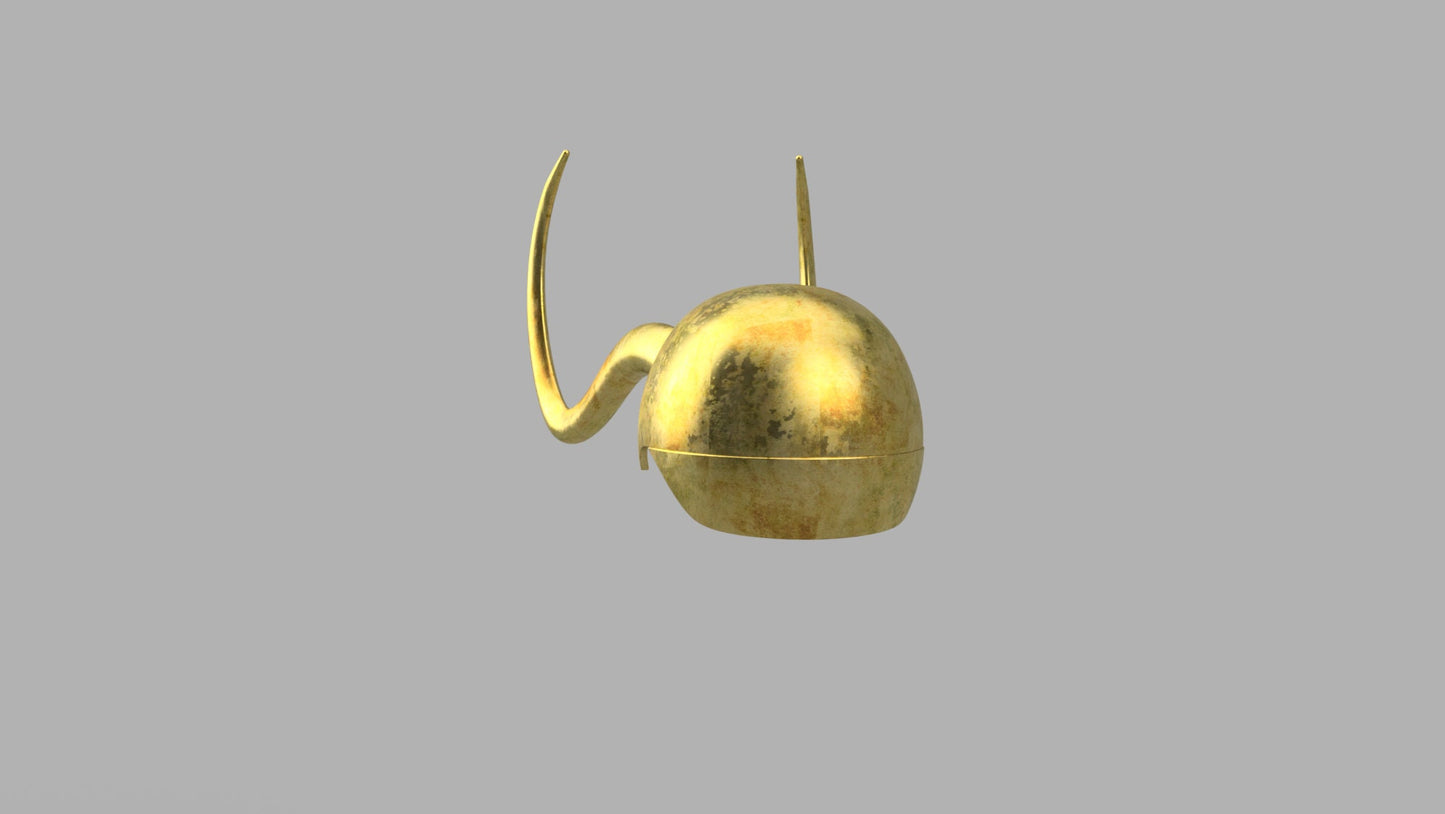 Classic Loki Helmet (Loki Tv show) STL (DOWNLOAD)