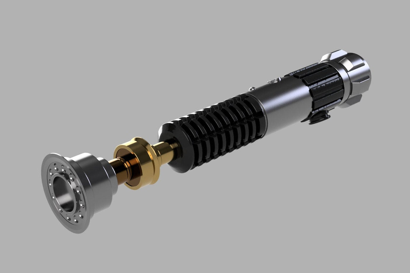 Obi-Wan Kenobi Lightsaber (Kenobi/ Revenge of the Sith) Stl (Download)