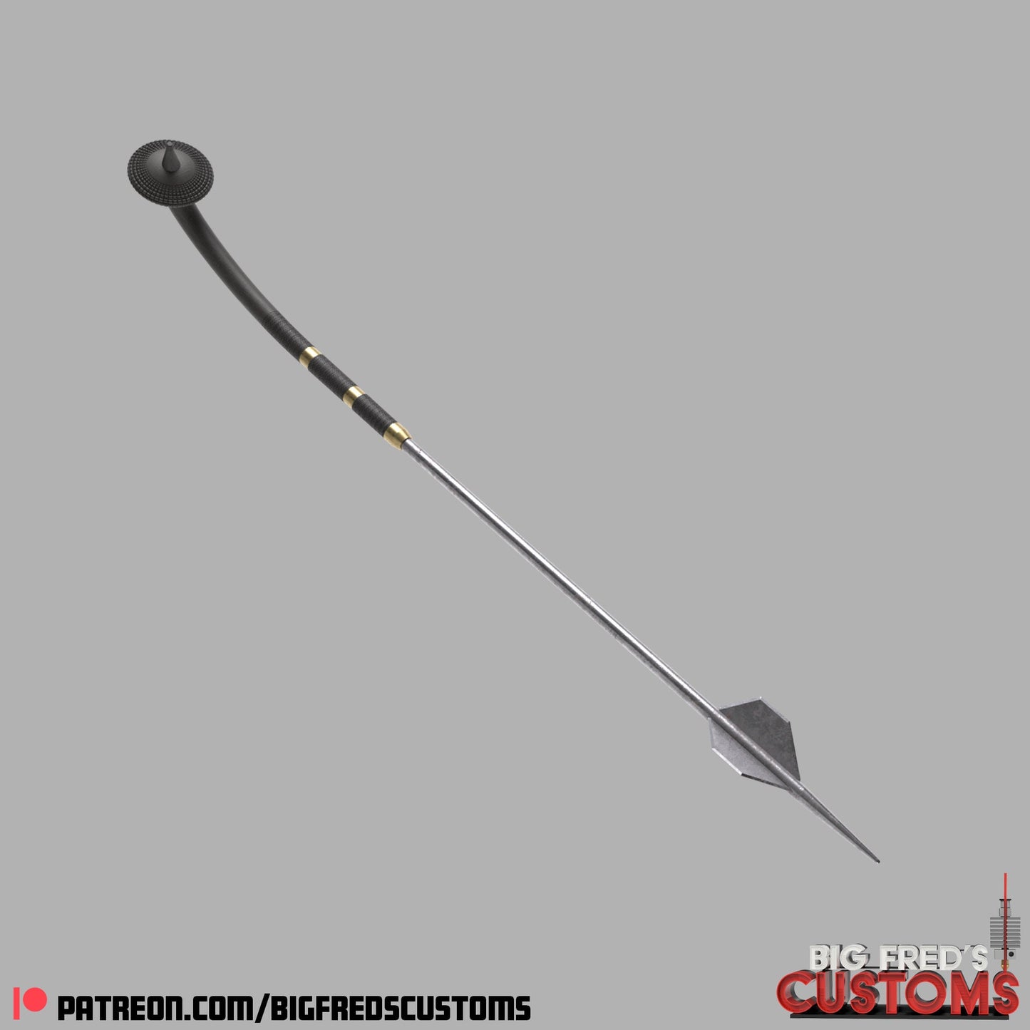 Boba Fett Gaffi Stick/ Gaderffii V2 (the Mandalorian) Stl (Download)