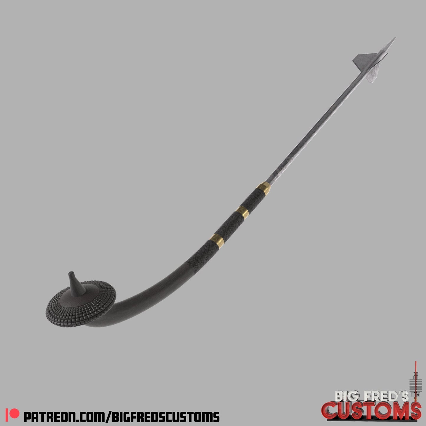 Boba Fett Gaffi Stick/ Gaderffii V2 (the Mandalorian) Stl (Download)