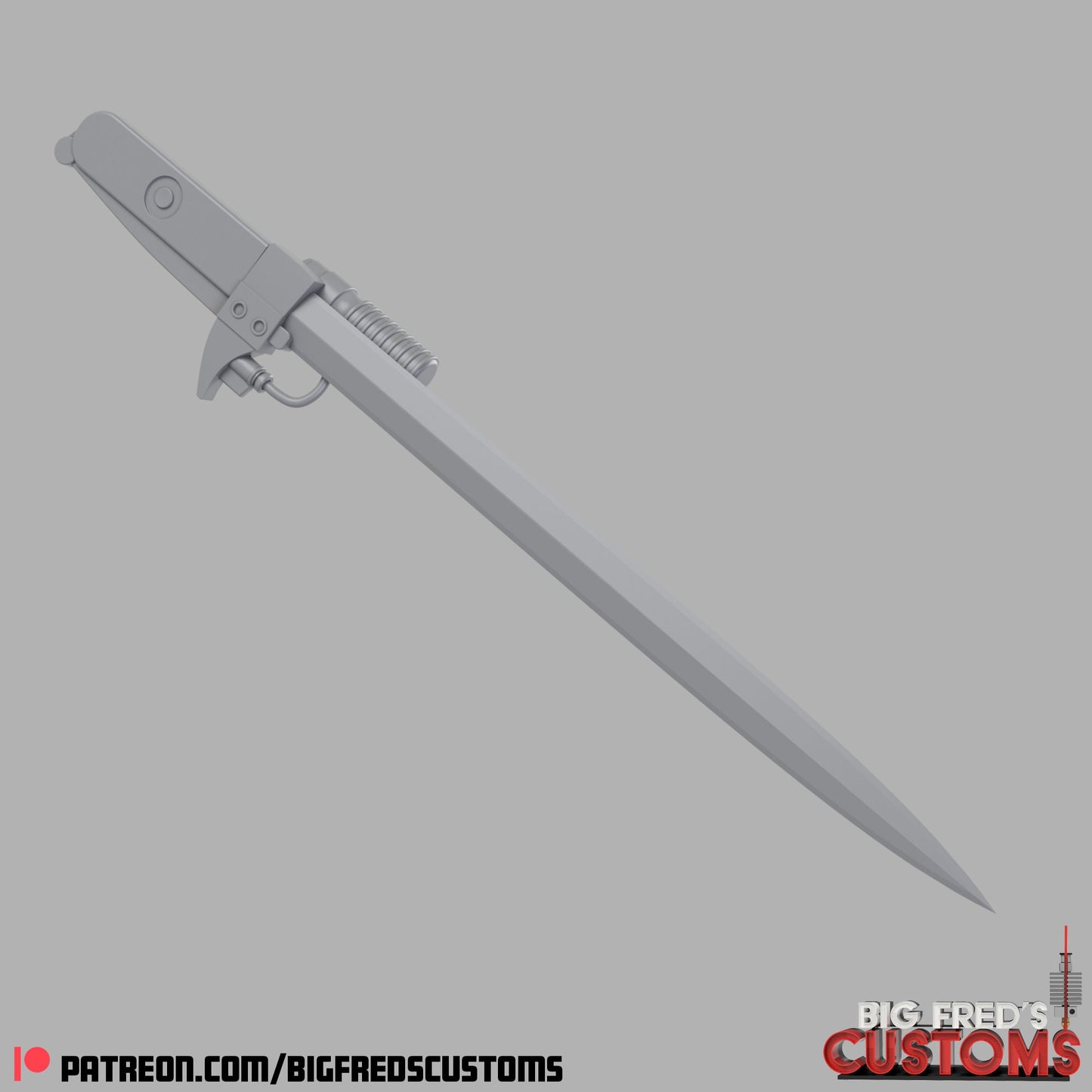 Paz Vizsla Vibroblade (The Mandalorian) STL (Download)