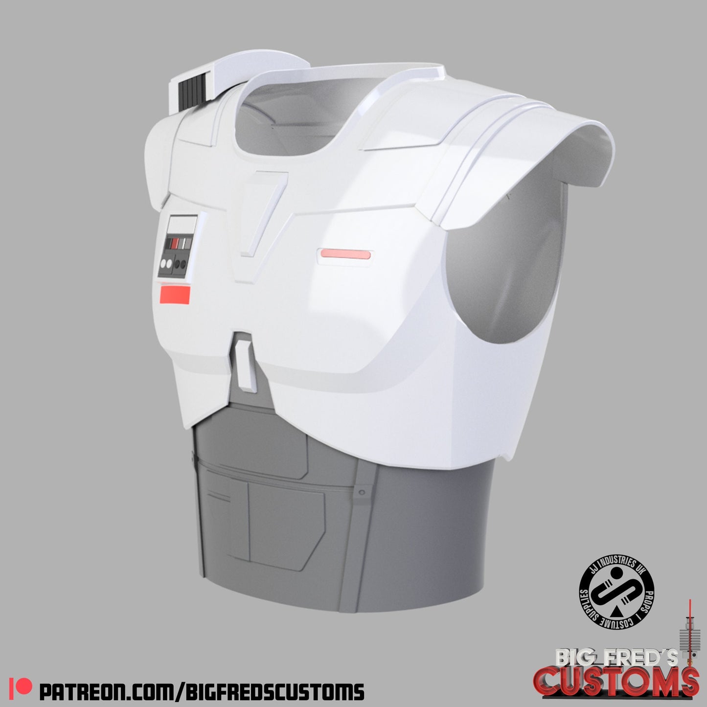 Imperial Super Commando Chest Armor (Beskar Stormtrooper) Stl (Download)