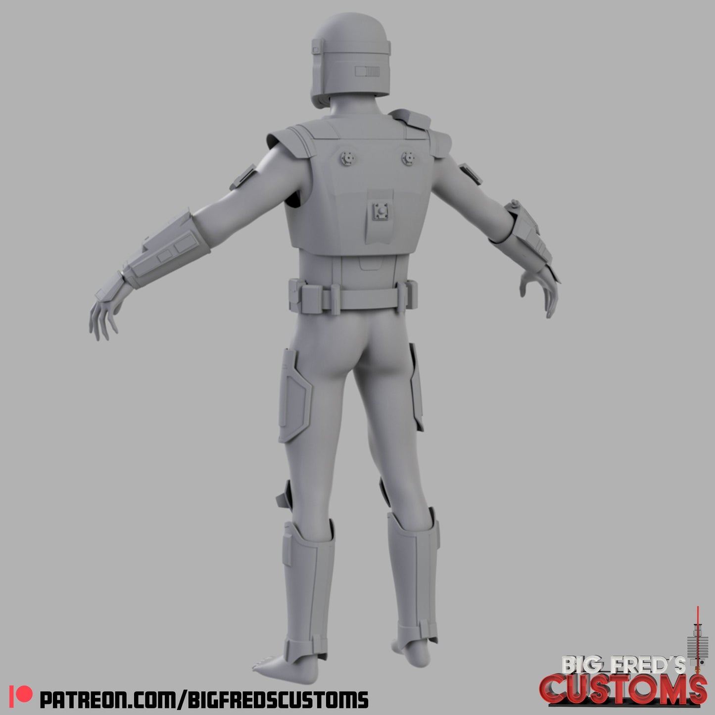 Imperial Super Commando Armor Set (Beskar Stormtrooper) Stl (Download)