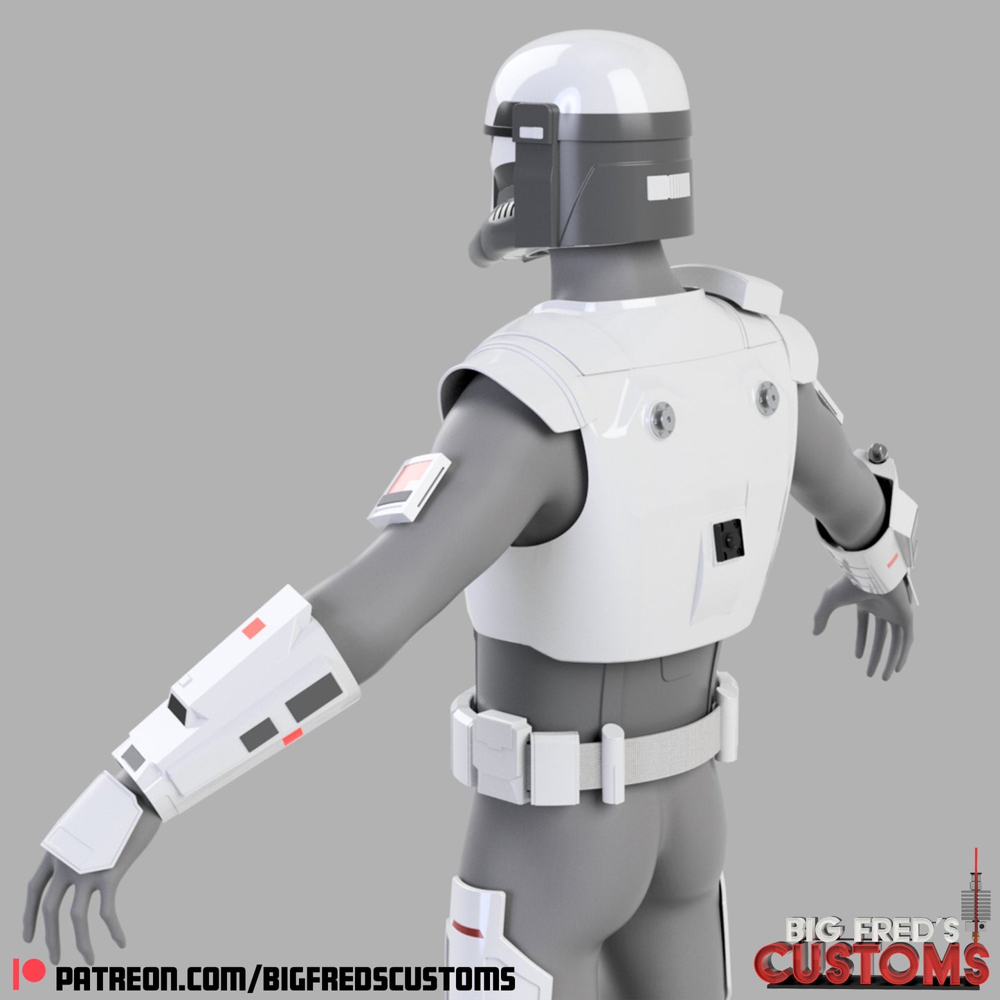 Imperial Super Commando Armor Set (Beskar Stormtrooper) Stl (Download)