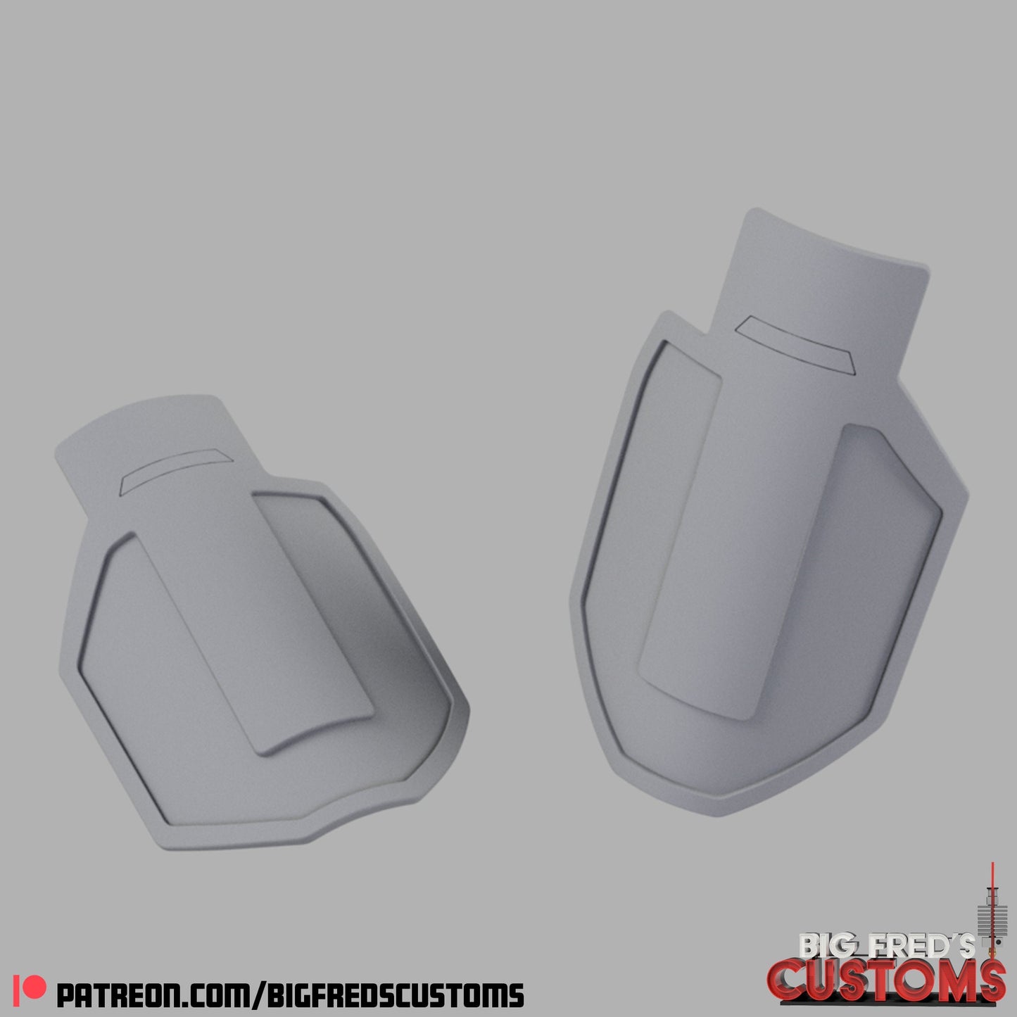 Imperial Super Commando Thigh Armor (Beskar Stormtrooper) Stl (Download)