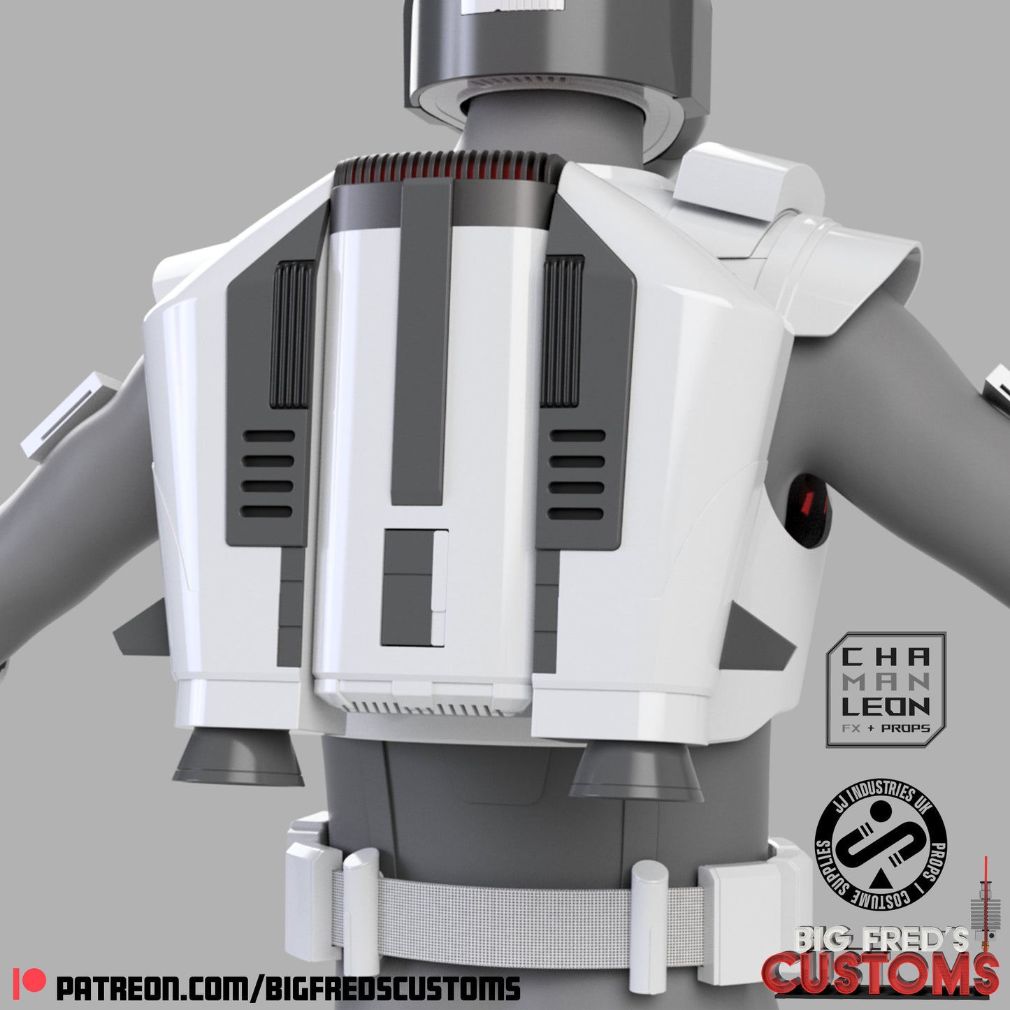 Imperial Super Commando Jetpack (Beskar Stormtrooper) Stl (Download)
