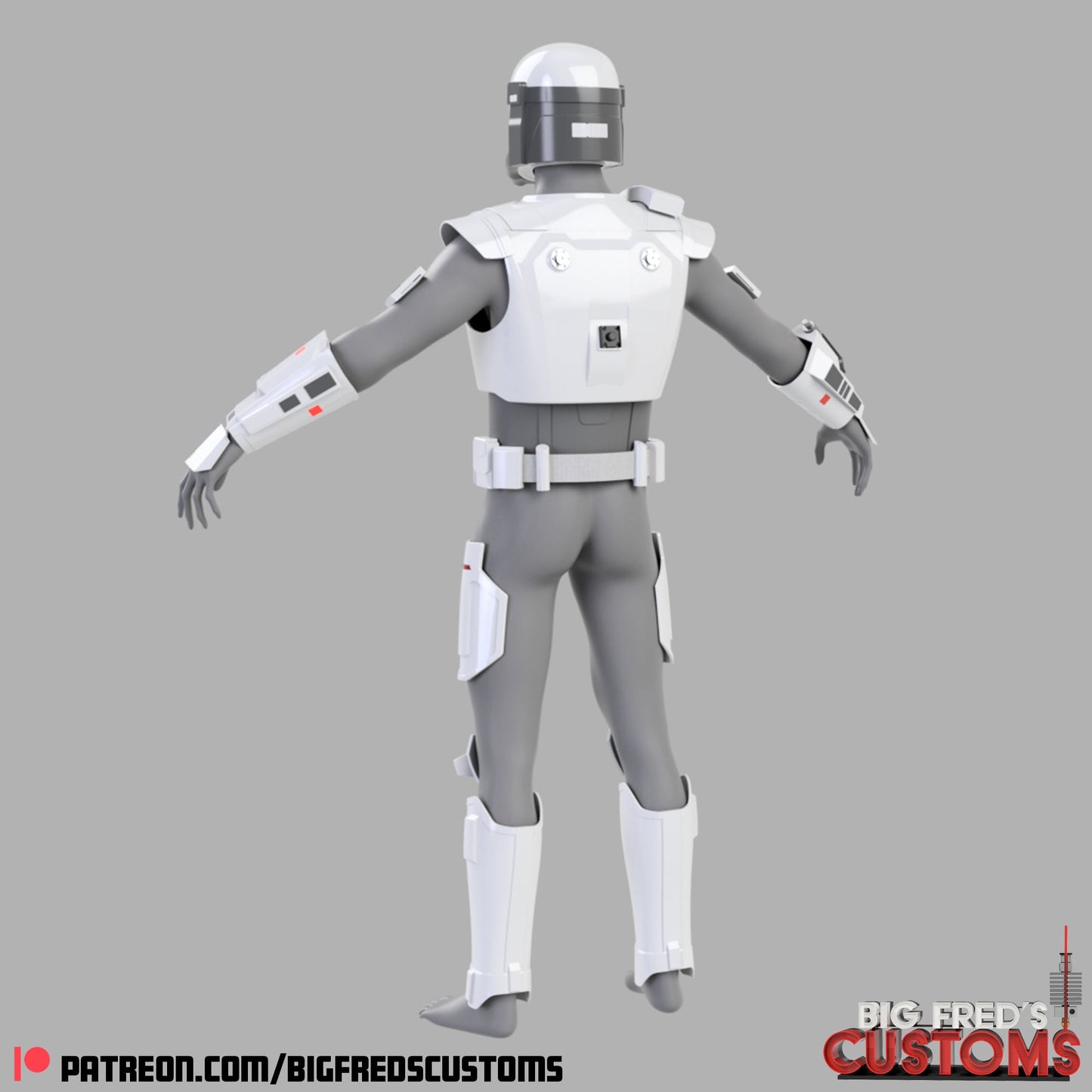 Imperial Super Commando Armor Set (Beskar Stormtrooper) Stl (Download)