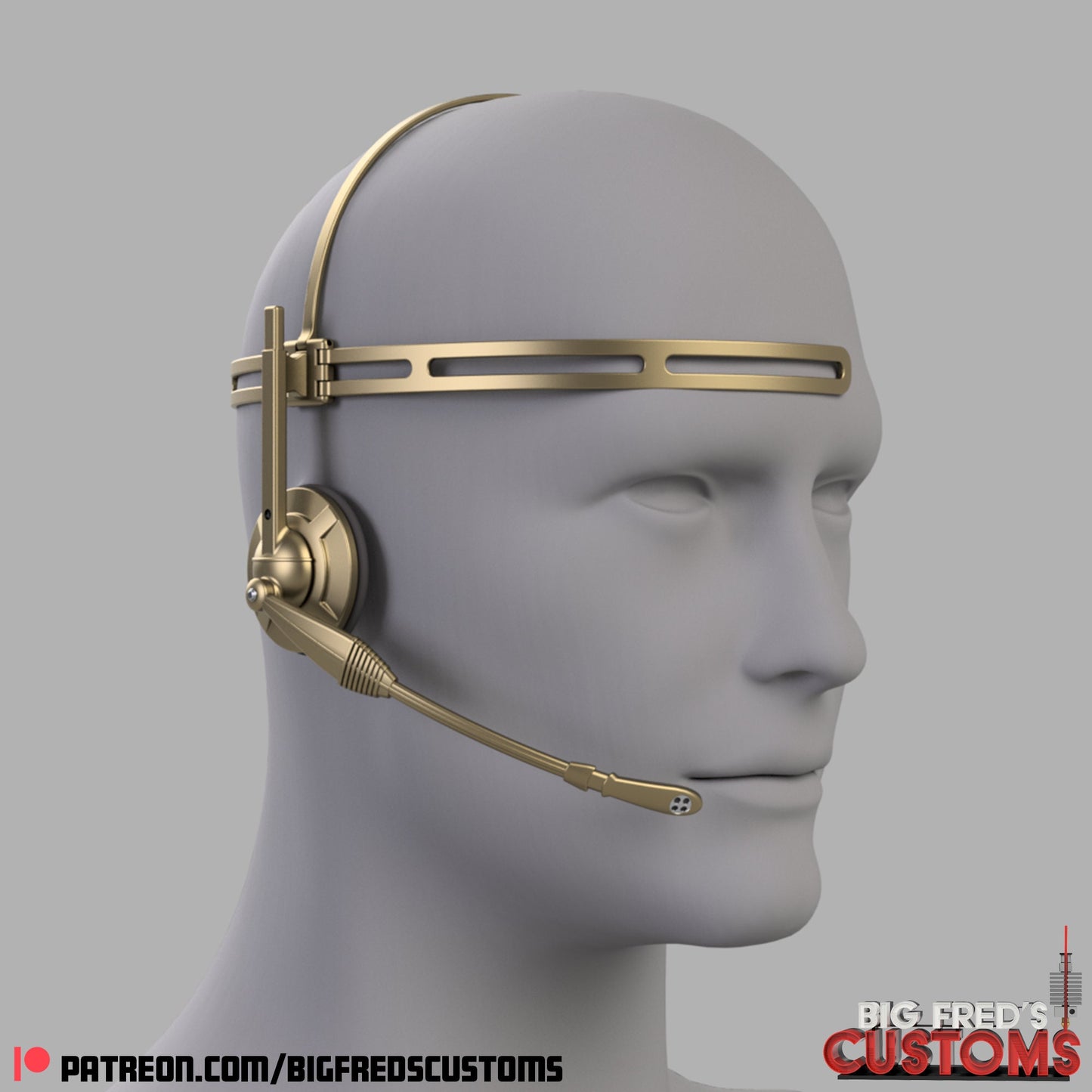 Jedi Headset Comlink (Revenge of the Sith) Stl (Download)