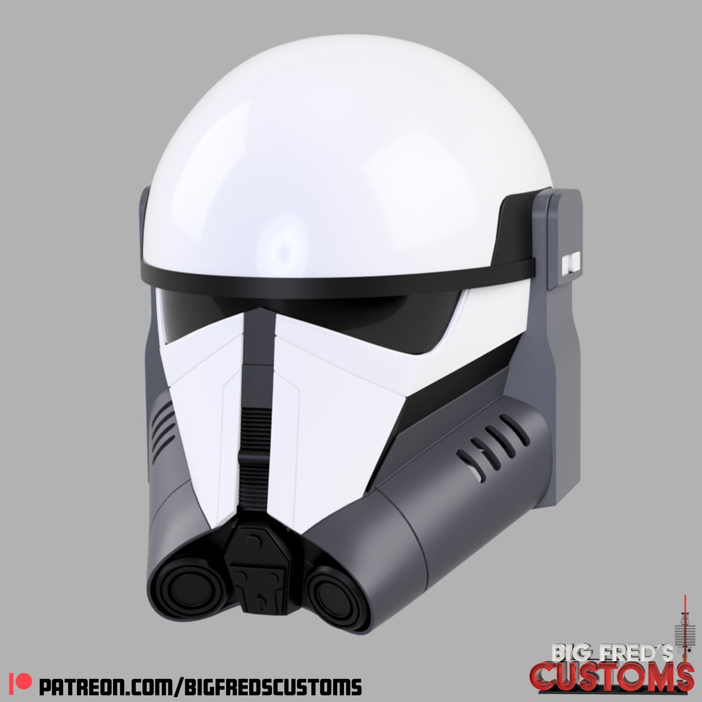 Imperial Super Commando Helmet (The Mandalorian) STL (Download)