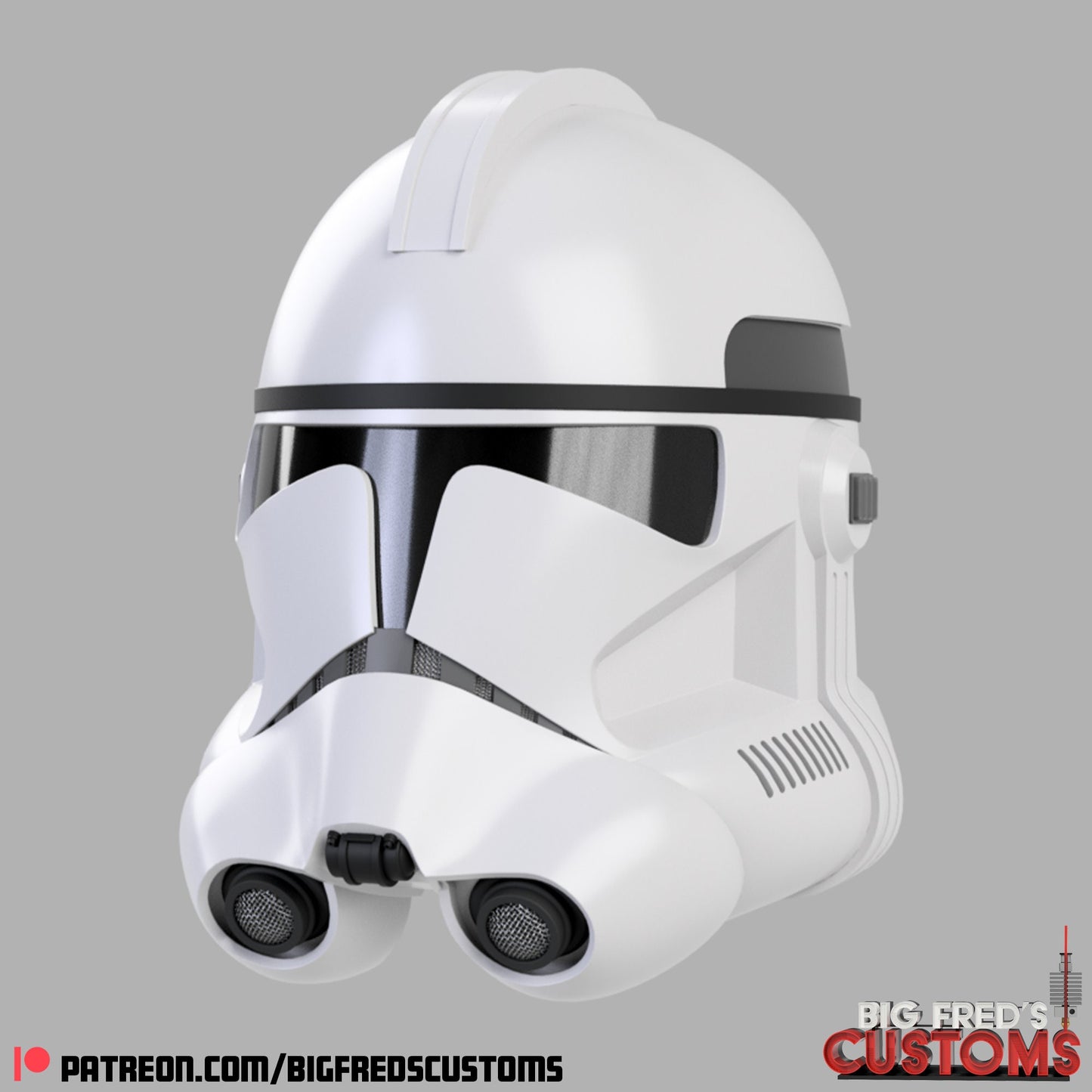Phase 2 Clone Helmet (Live Action, Kenobi, Mando) Stl (Download)