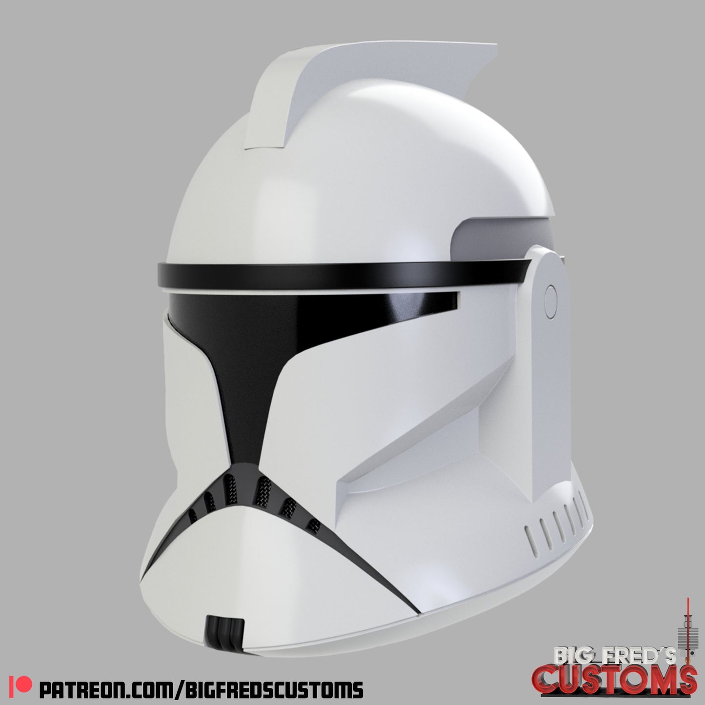 Phase 1 Clone Trooper Helmet (Ahsoka) Stl (Download)