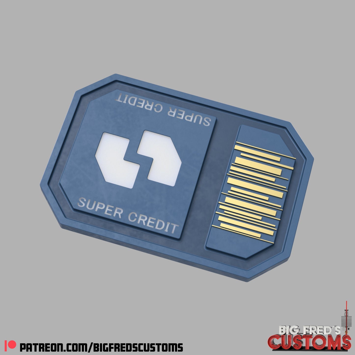 Super Earth Super Credit with Badge (Helldivers 2) STL (Download)