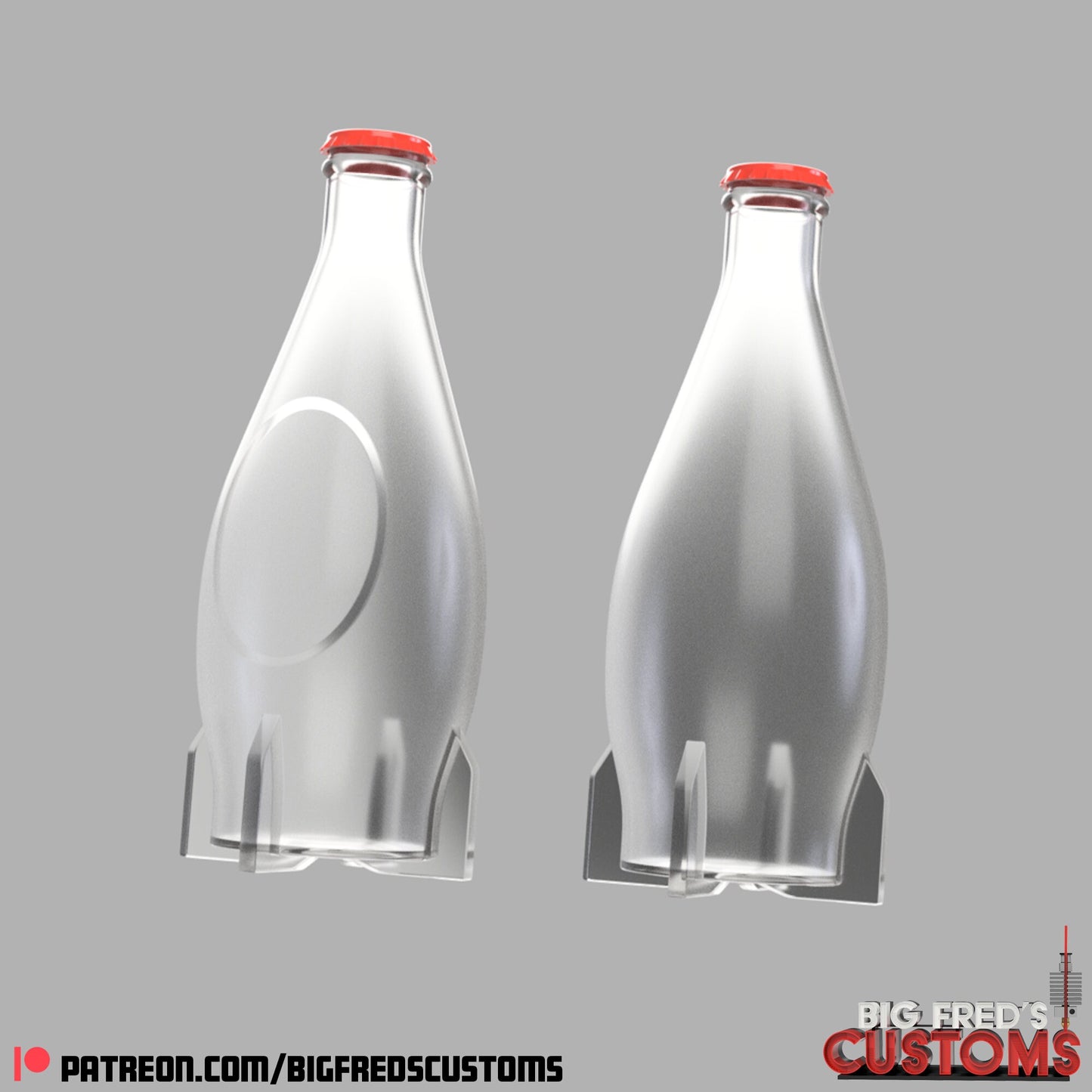 Nuka Cola Bottles (Fallout) STL (Download)