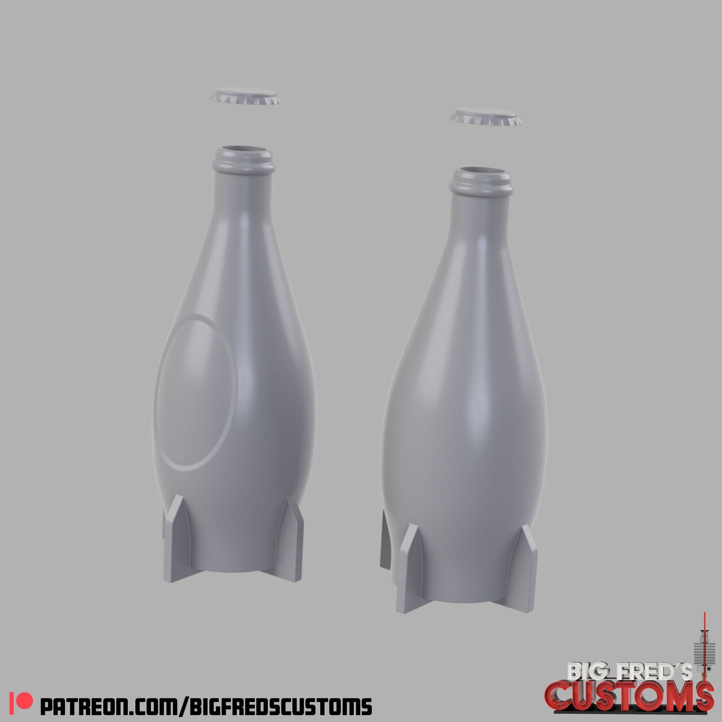 Nuka Cola Bottles (Fallout) STL (Download)