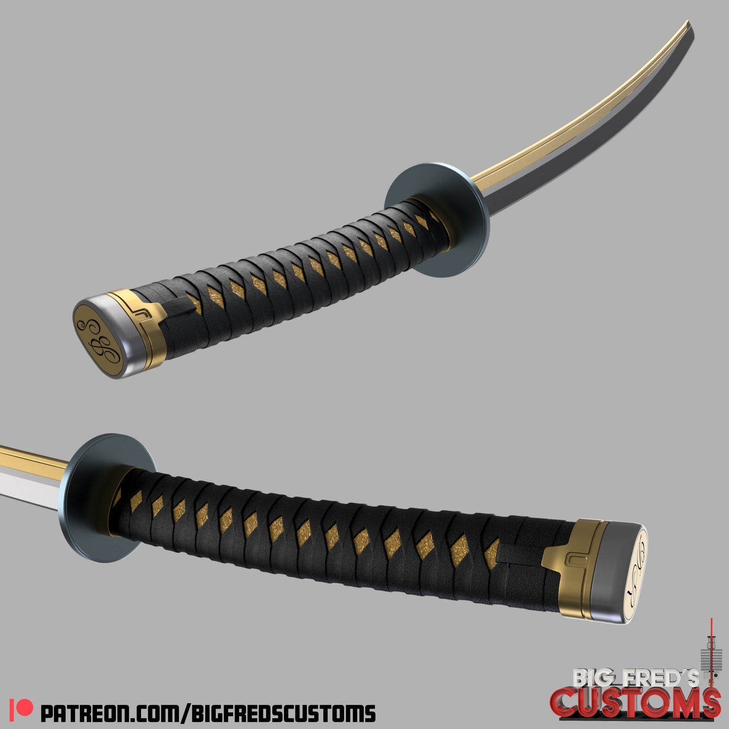 Deadpool Katana and Sheaths (Deadpool and Wolverine) STL (Download)