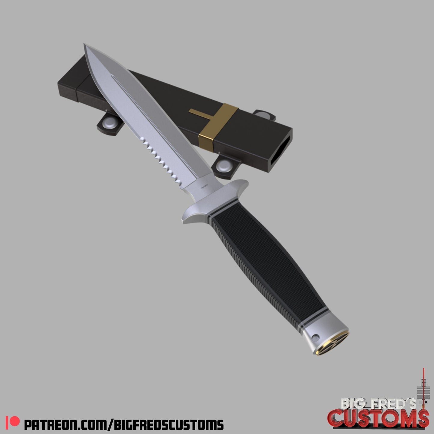 Deadpool Leg Knife (Deadpool 3) STL (Download)