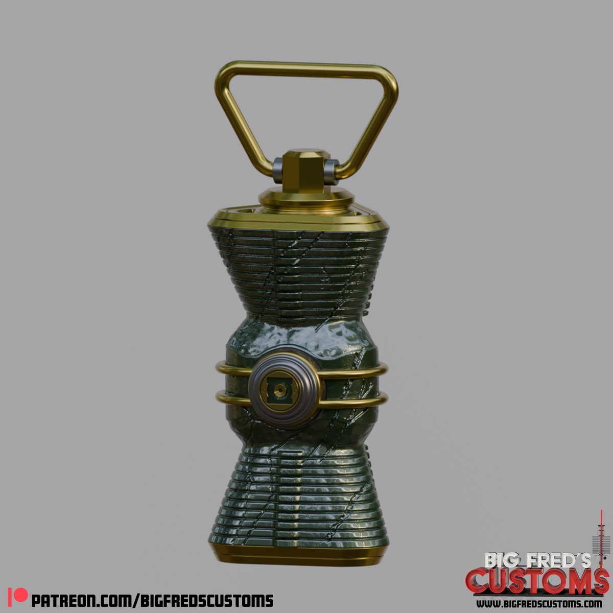 John Stewart's Green Lantern (Dark Lantern) STL File (Download)