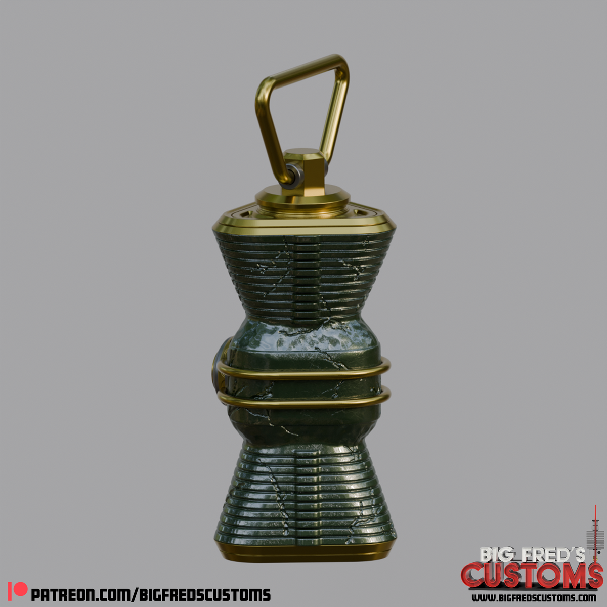 John Stewart's Green Lantern (Dark Lantern) STL File (Download)