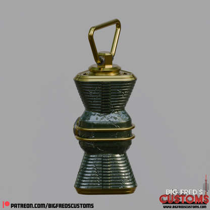 John Stewart's Green Lantern (Dark Lantern) STL File (Download)