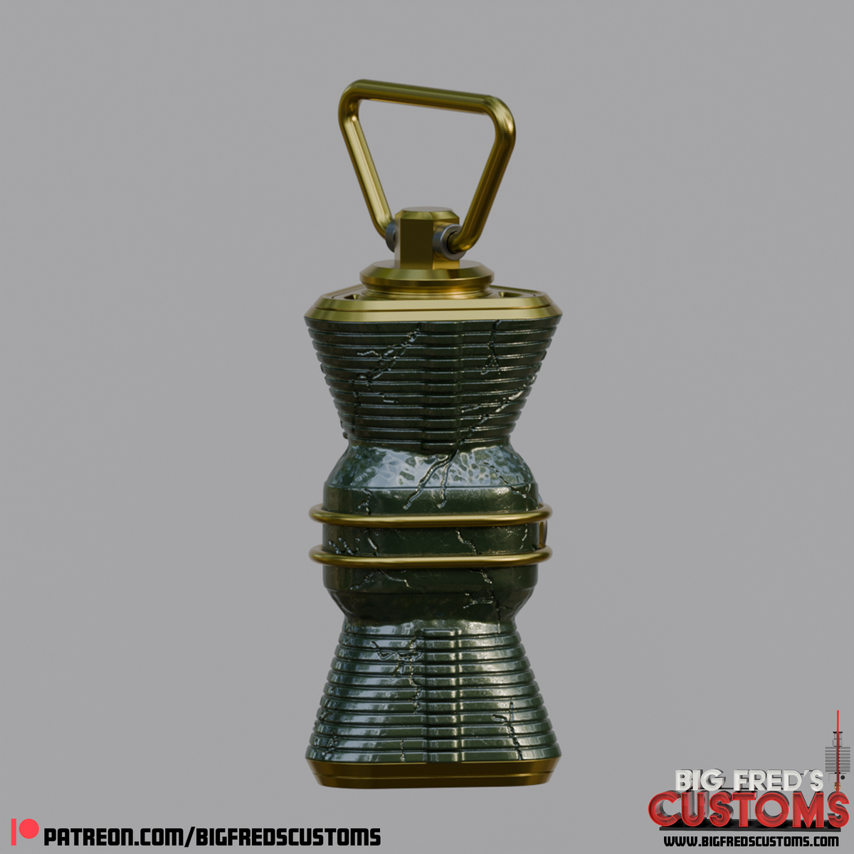 John Stewart's Green Lantern (Dark Lantern) STL File (Download)