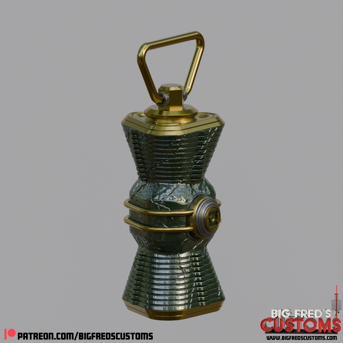 John Stewart's Green Lantern (Dark Lantern) STL File (Download)