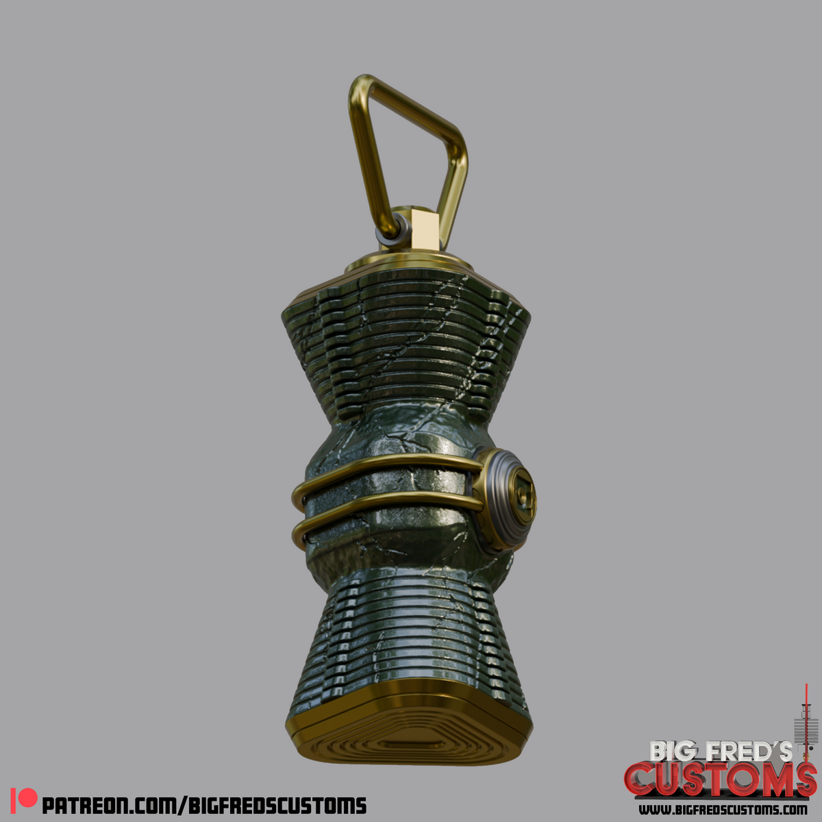 John Stewart's Green Lantern (Dark Lantern) STL File (Download)