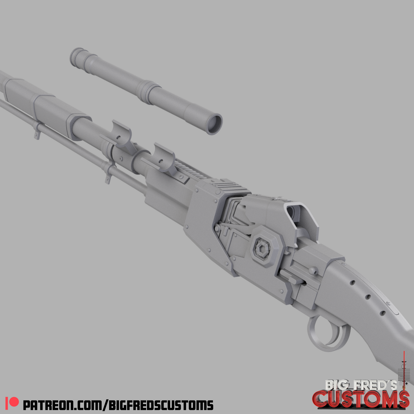 Din Djarin's Amban Pluse Blaster (The Mandalorian) STL File (Download)