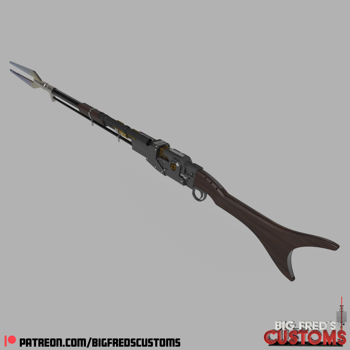 Din Djarin's Amban Pluse Blaster (The Mandalorian) STL File (Download)