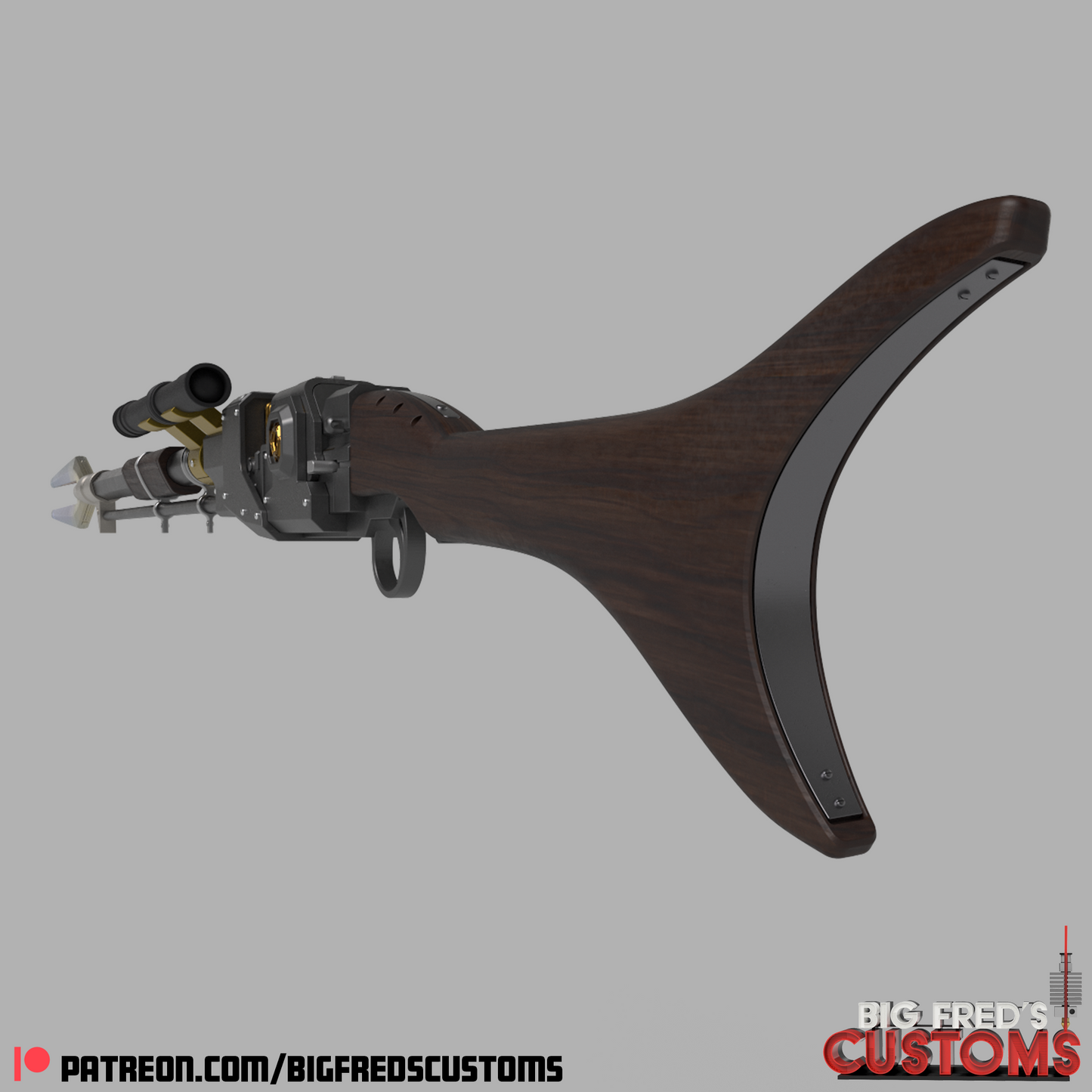 Din Djarin's Amban Pluse Blaster (The Mandalorian) STL File (Download)