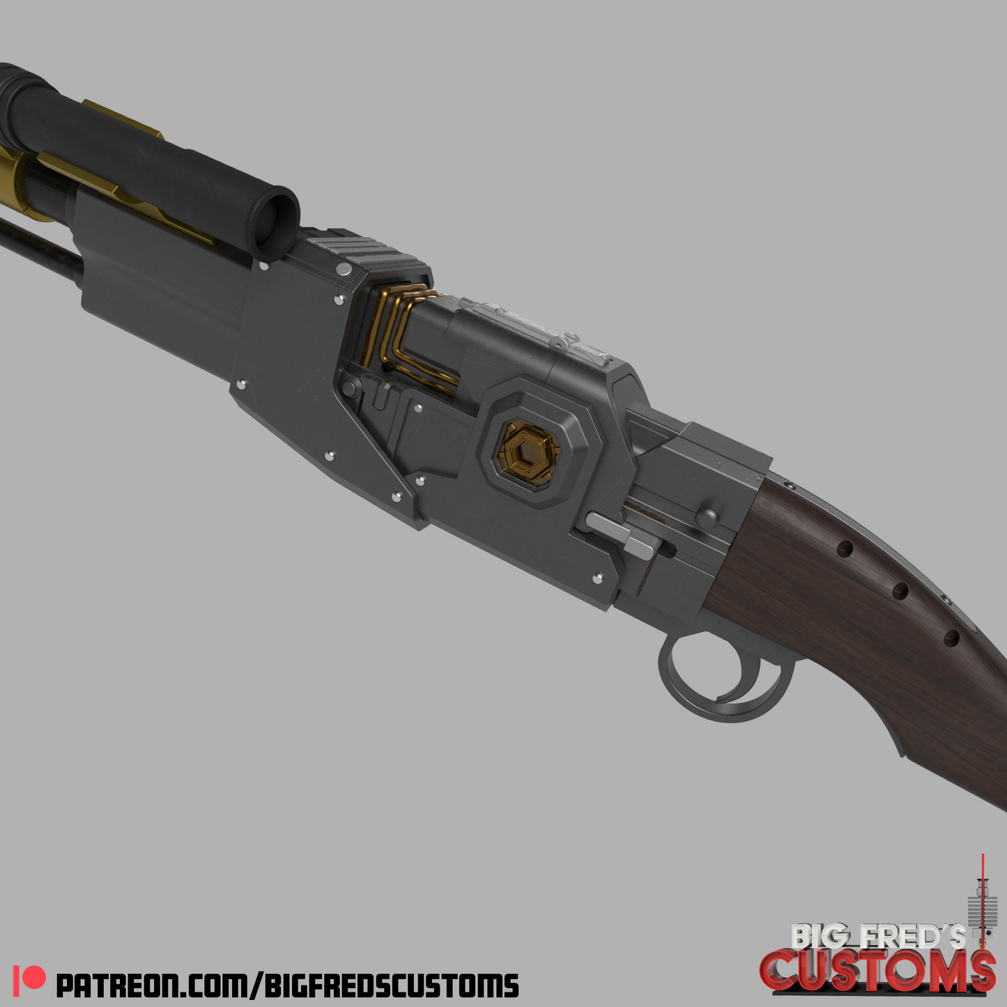 Din Djarin's Amban Pluse Blaster (The Mandalorian) STL File (Download)