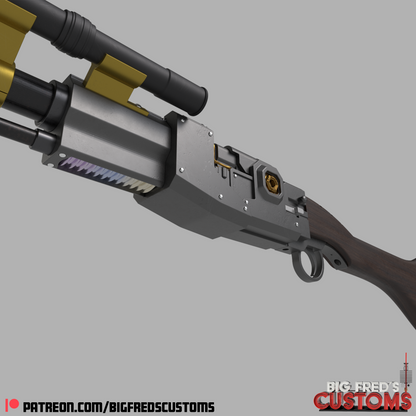 Din Djarin's Amban Pluse Blaster (The Mandalorian) STL File (Download)