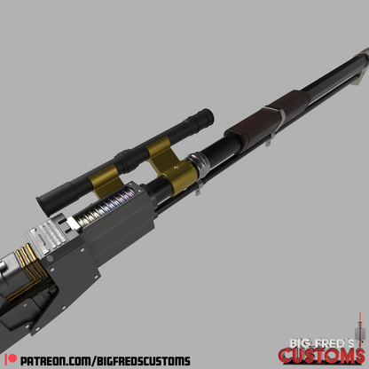 Din Djarin's Amban Pluse Blaster (The Mandalorian) STL File (Download)
