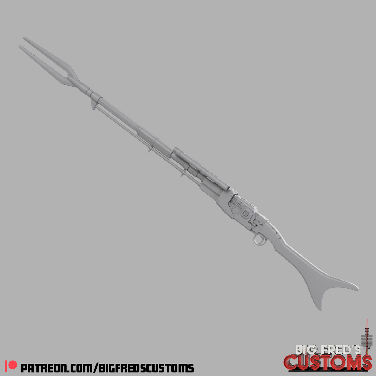 Din Djarin's Amban Pluse Blaster (The Mandalorian) STL File (Download)