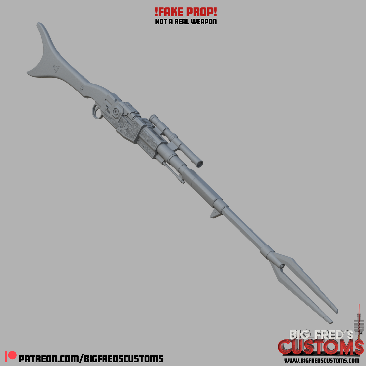 Din Djarin's New Amban Pulse Blaster (The Mandalorian and Grogu) STL File (Download)
